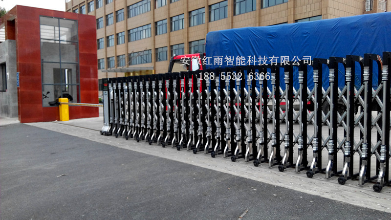 有轨铝合金材质电动门案例图1