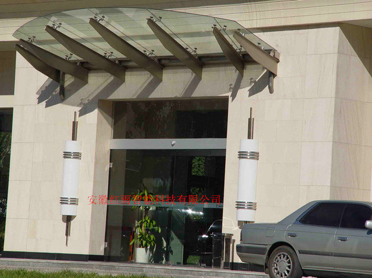 简洁型纯玻璃感应自动门图