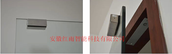 门禁电插锁安装效果图