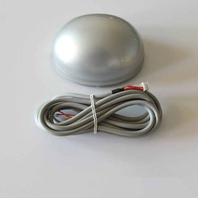 老款银灰色椭圆形自动门感应器产品1